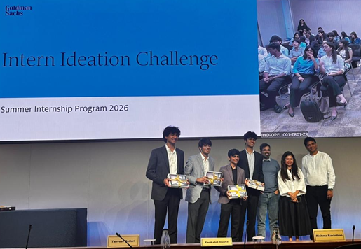 Goldman Sachs Intern Ideation Challenge 2026 award recipients